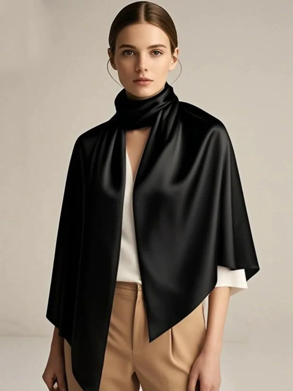 100% Pure Mulberry Silk Long Scarf Shawl Oblong Wrap Gift Packed
